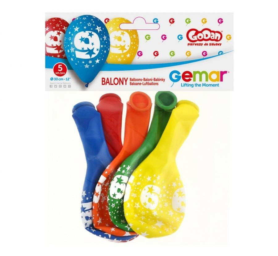 Balony Premium ,,Balony 9 " śr. 30 (5szt) GS110/9 GoDan